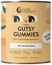 Nutra Organics Gutsy Gummies (Gut Loving Snack) Mango 300g