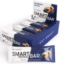 Smart Protein Bar Blueberry muffin 60g Box of 12
