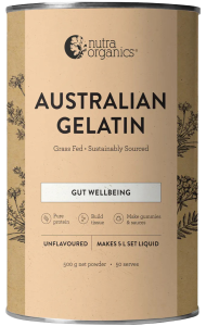 Nutra Organics Australian Gelatin 500g Unflavoured