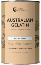 Nutra Organics Australian Gelatin 500g Unflavoured