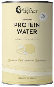 Nutra Organics Protein Water Collagen + WPI Lemonade 450g
