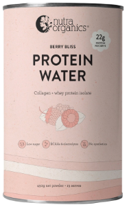 Nutra Organics Protein Water Collagen + WPI Berry Bliss 450g
