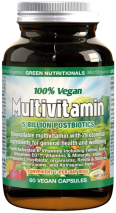 MicrOrganics Green Nutritionals 100% Vegan Multivitamin 60 Capsules