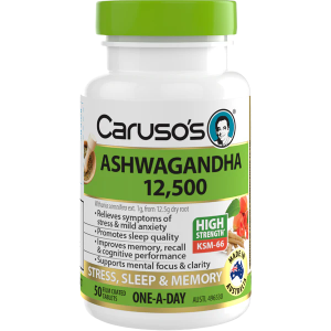 Caruso's Ashwagandha 12,500 50 Tablets