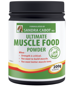 Sandra Cabot Health Ultimate Muscle Food Powder 200g Lime Flavour