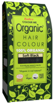 Radico Colour Me Organic Herbal Powder Hair Colour 100g Soft Black