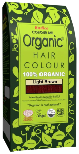 Radico Colour Me Organic Herbal Powder Hair Colour 100g Light Brown