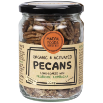 Mindful Foods Organic & Activated Pecans 220g