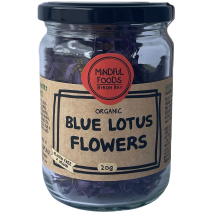 Mindful Foods Organic Blue Lotus Flowers (Nymphaea caerulea) 20g