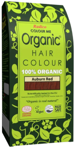 Radico Colour Me Organic Herbal Powder Hair Colour 100g Auburn Red