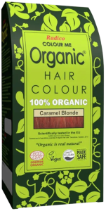 Radico Colour Me Organic Herbal Powder Hair Colour 100g Caramel Blonde
