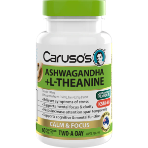 Caruso's Ashwagandha + L-Theanine 60 Tablets
