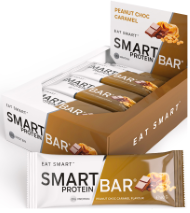 Smart Protein Bar Peanut Choc Caramel 60g Box of 12