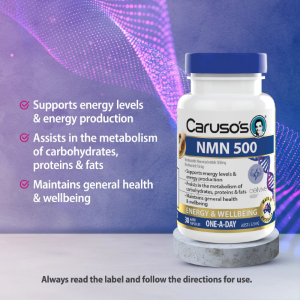 Caruso's NMN 500 30 Hard Capsules