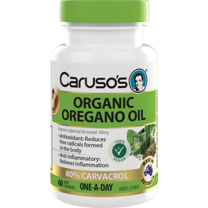 Caruso's Organic Oregano Oil 60 Soft Capsules