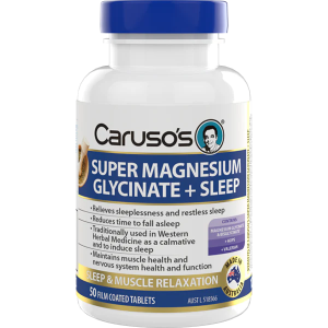 Caruso's Super Magnesium Glycinate + Sleep 50 Tablets