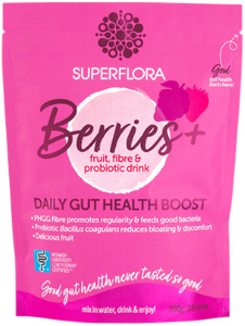 Superflora Berries+ Daily Gut Health Boost 300g