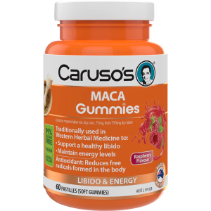 Caruso's Maca Gummies 60 Pastilles (Soft Gummies) Raspberry