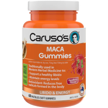 Caruso's Maca Gummies 60 Pastilles (Soft Gummies) Raspberry