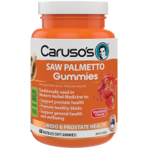Caruso's Saw Palmetto Gummies 60 Pastilles (Soft Gummies) Strawberry