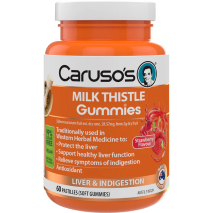 Caruso's Milk Thistle Gummies 60 Pastilles (Soft Gummies) Strawberry