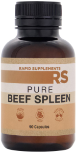 Rapid Supplements Pure Beef Spleen 90 Capsules