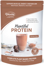 Morlife Plantiful Protein 900g Chocolate Fudge