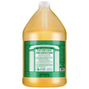 Dr. Bronner's 18-in-1 Hemp Pure-Castile Liquid Soap Almond 3.8L