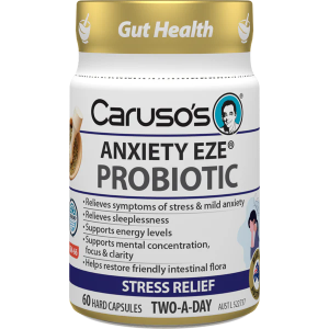 Caruso's Anxiety Eze Probiotic 60 Hard Capsules