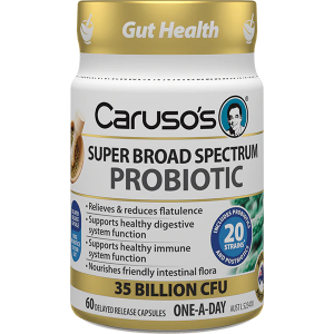 Caruso's Super Broad Spectrum Probiotic 60 Delayed Release Capsules