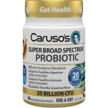Caruso's Super Broad Spectrum Probiotic 60 Delayed Release Capsules
