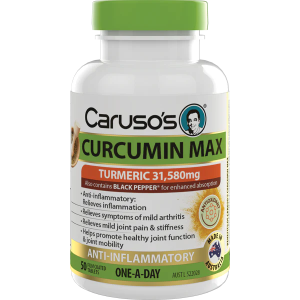 Caruso's Curcumin Max 50 Film Coated Tablets