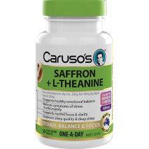 Caruso's Saffron + L-Theanine 30 Film Coated Tablets