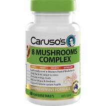 Caruso's 8 Mushroom Complex 60 Film Coated Tablets