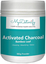 Mydetoxify Activated Charcoal Bamboo Leaf 180g