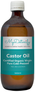 MyDetoxify Certified Organic Virgin Pure Cold-Pressed Castor Oil 500ml