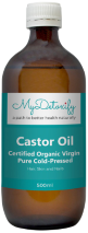 MyDetoxify Certified Organic Virgin Pure Cold-Pressed Castor Oil 500ml