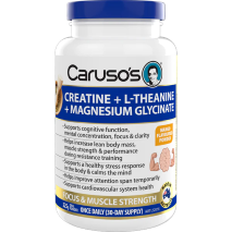 Caruso's Creatine + L-Theanine + Magnesium Glycinate 225g Mango Flavour