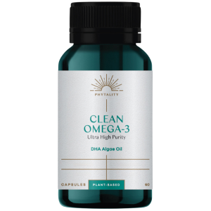Phytality Clean Omega-3 DHA Alae Oil Plant Based 60 Capsules