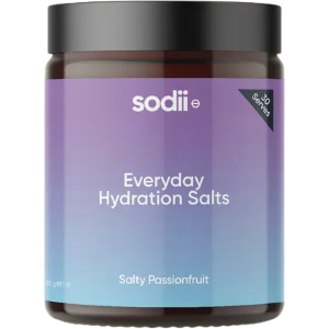 Sodii Everyday Hydration Salts 185g (30 Serves) Passionfruit
