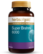 Herbs of Gold Super Brahmi 6000 60 Tablets | EXPIRY 03/2027