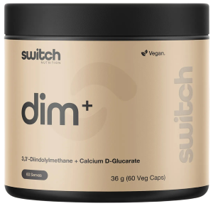 Switch Nutrition DIM+ Diindolylmethane + Calcium D-Glucarate 60 Capsules