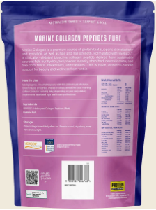 Protein Supplies Australia Marine Collagen Peptides 300g Pure Unflavoured
