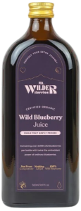 Mt. Wilder Berries Organic Wild Blueberry Juice 500mL