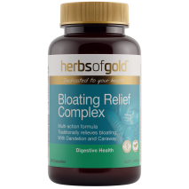 Herbs of Gold Bloating Relief Complex 60 Capsules