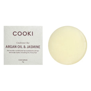 Cooki Haircare Argan Oil & Jasmine Conditioner Bar In Box 75g