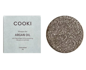 Cooki Haircare Argan Oil Shampoo Bar In Box 65g