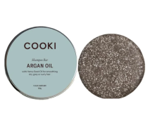 Cooki Haircare Argan Oil Shampoo Bar JUMBO With Tin 108g