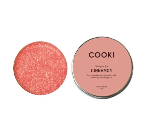 Cooki Haircare Cinnamon Shampoo Bar With Tin 65g