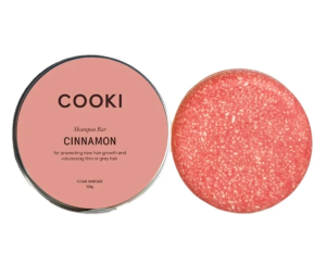 Cooki Haircare Cinnamon Shampoo Bar JUMBO With Tin 108g